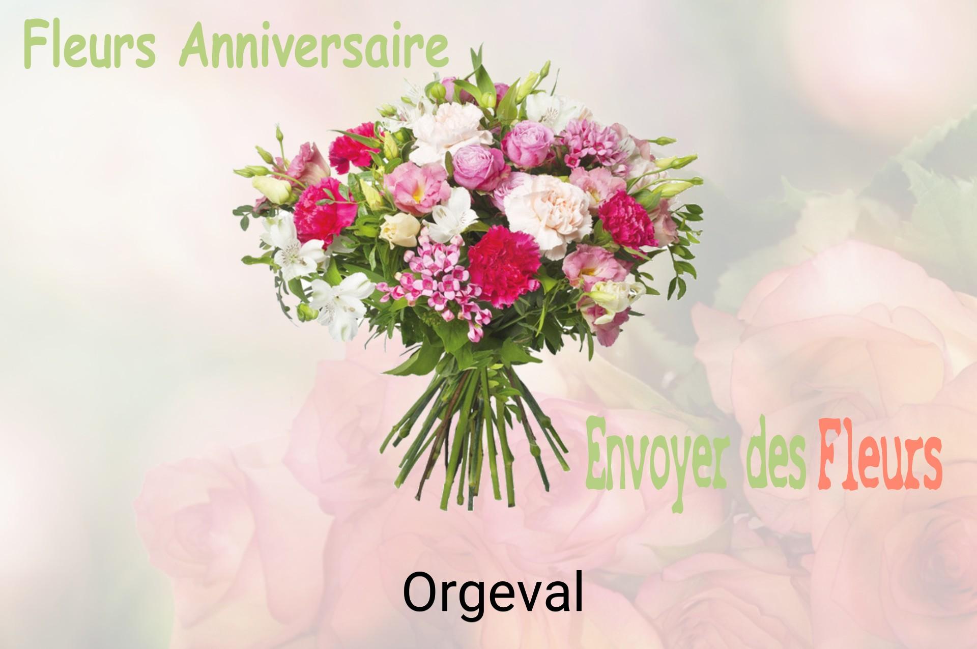 Bouquet de fleurs d’anniversaire livré à Orgeval